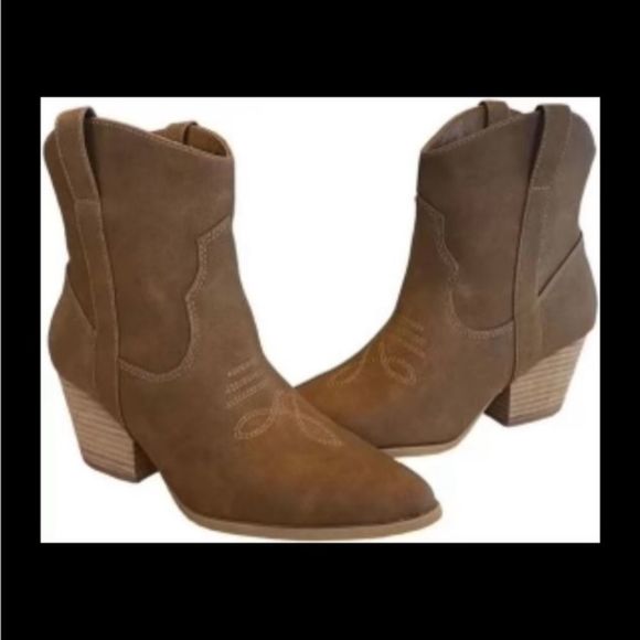 Rachel Zoe 'Rocky' dark Tan Suede Ankle NEW - Picture 5 of 7